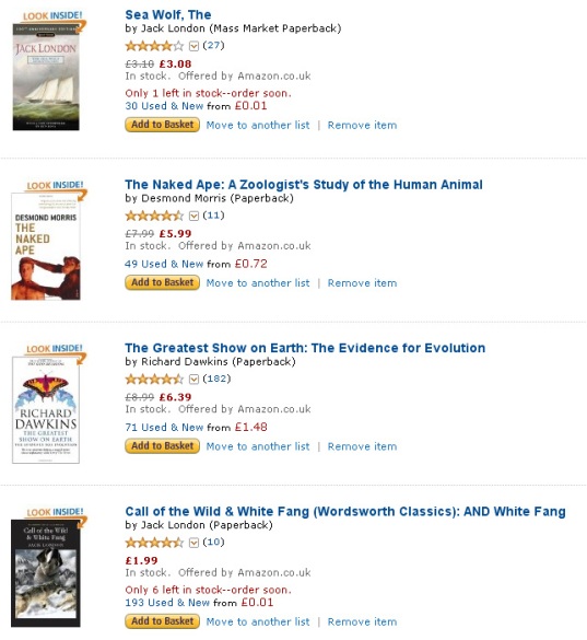 Greenwise Reading List on Amazon