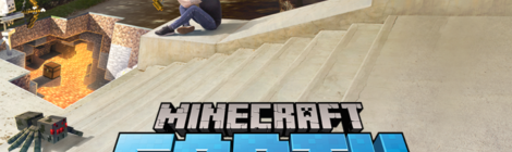 Logo promo image for Minecraft Earth