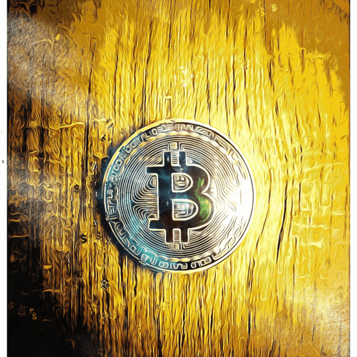 bitcoin cryptoart by Ade M. Campbell at Ade's Crypto Press